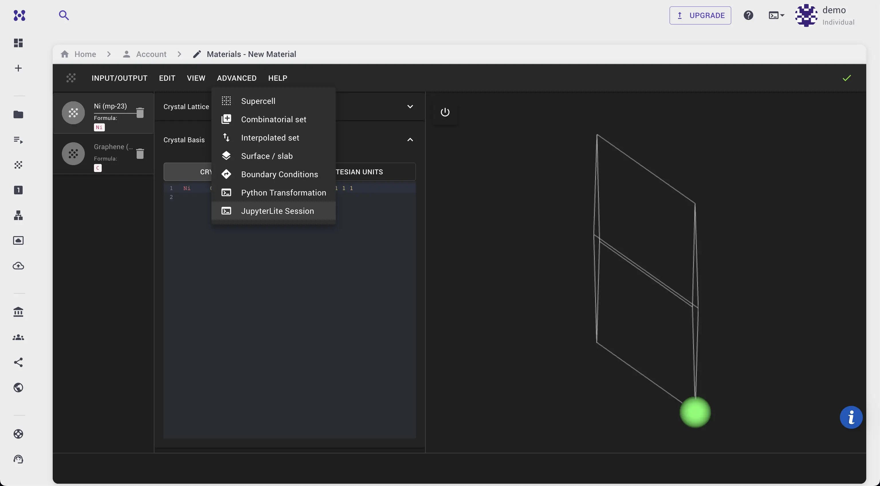 Open JupyterLite Dialog